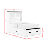 Wade Youth Twin Platform Storage Bed