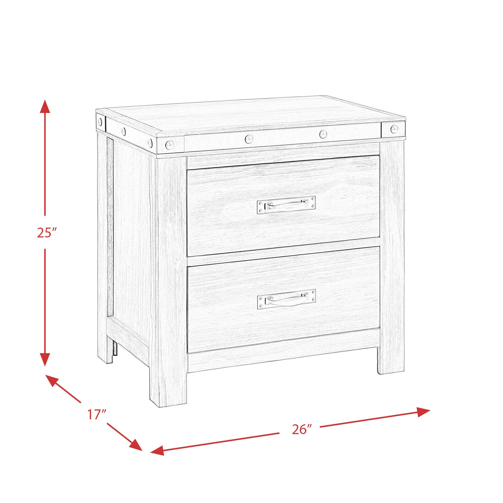 Wade Nightstand - Tampa Furniture Outlet