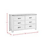 Wade Youth Dresser (6 Drawer) - Tampa Furniture Outlet