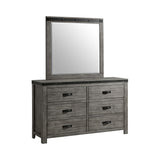 Wade Youth 6 Drawer Dresser & Mirror Set - Tampa Furniture Outlet