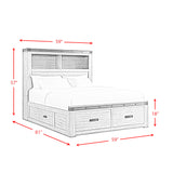 Wade Youth Full Platform Storage Bed - Tampa Furniture Outlet