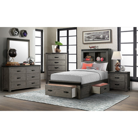 Wade Youth Twin Platform Storage Bed - Tampa Furniture Outlet