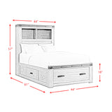 Wade Youth Twin Platform Storage Bed - Tampa Furniture Outlet
