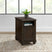 Wagner Chairside Table with USB in Cherry – SKU T-15740-5-CST | Elements