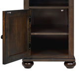 Wagner Chairside Table with USB in Cherry - Tampa Furniture Outlet