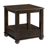 Wagner End Table in Cherry - Tampa Furniture Outlet
