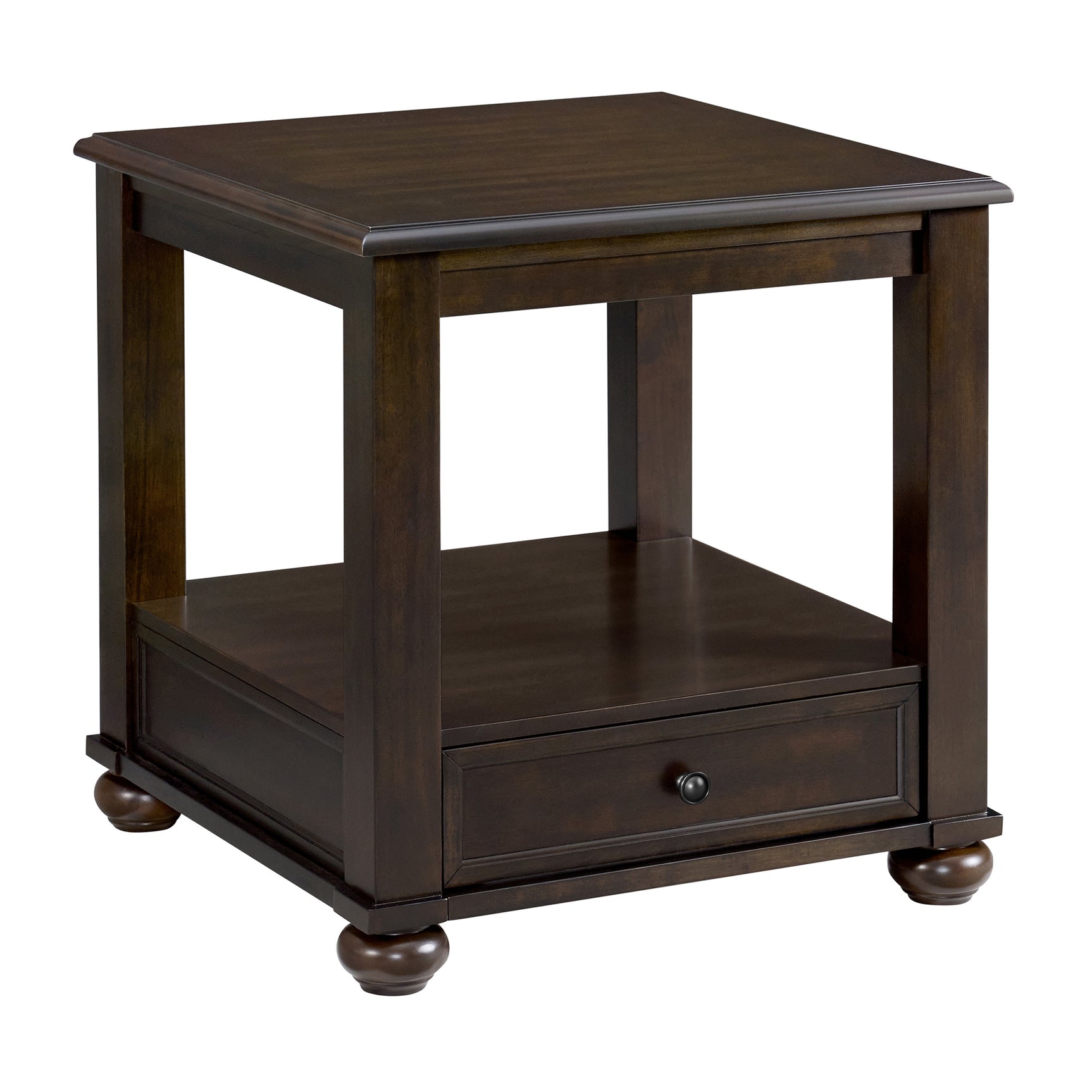 Wagner End Table in Cherry - Tampa Furniture Outlet