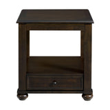 Wagner End Table in Cherry - Tampa Furniture Outlet