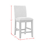 Wakefield 5PC Counter Set with Table and 4 Chairs in Espresso - Tampa Furniture Outlet