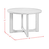 Wakefield 5PC Dining Set with Table and 4 Chairs in Espresso - Tampa Furniture Outlet