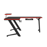 Waterside L shape Desk in Black - Tampa Furniture Outlet