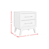 Westland 2-Drawer Nightstand in Almond - Tampa Furniture Outlet