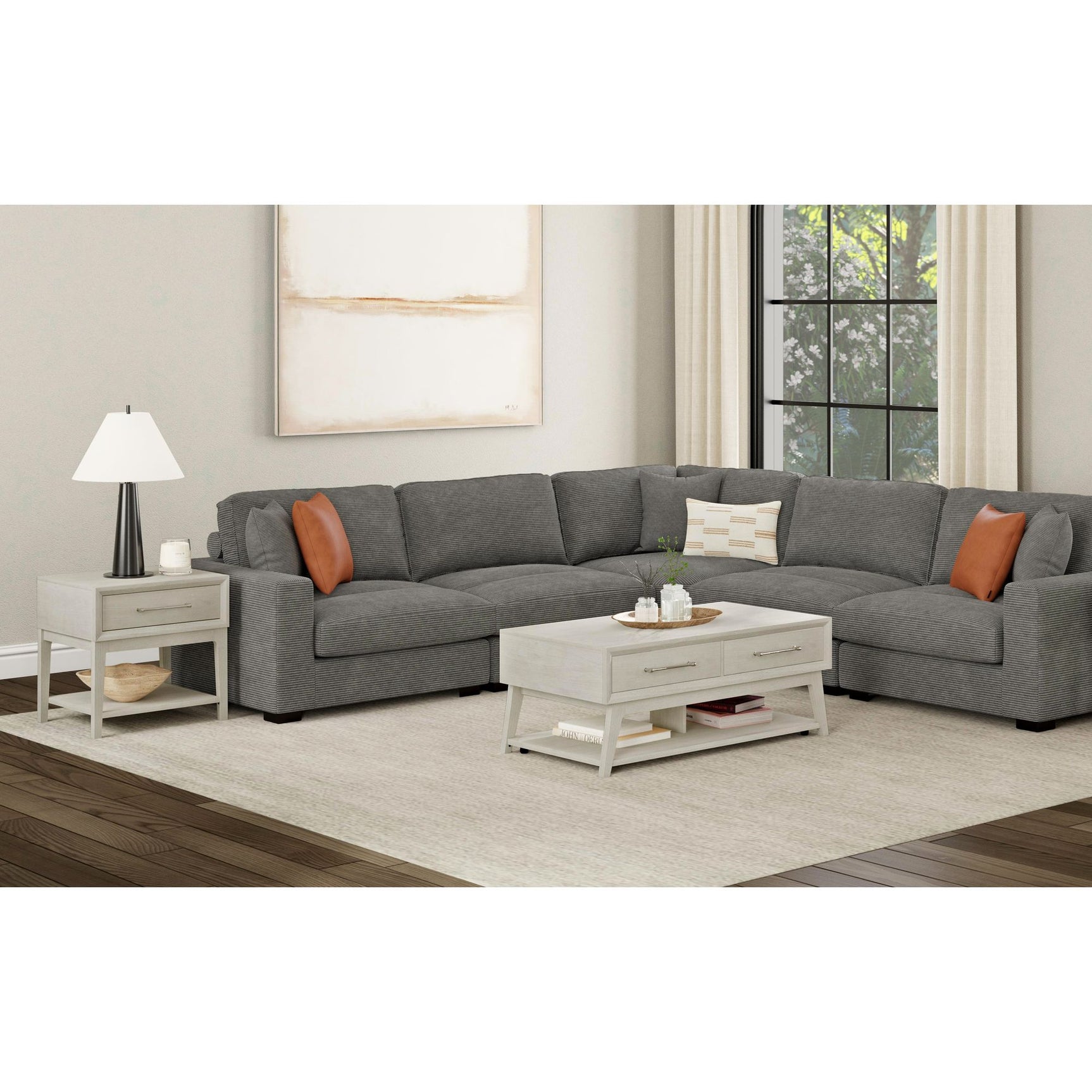Westland End Table in Almond - Tampa Furniture Outlet