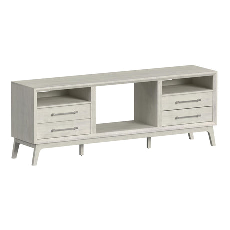 Westland 71" TV Console without Fireplace Insert in Almond - Tampa Furniture Outlet