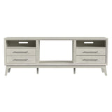 Westland 71" TV Console without Fireplace Insert in Almond - Tampa Furniture Outlet