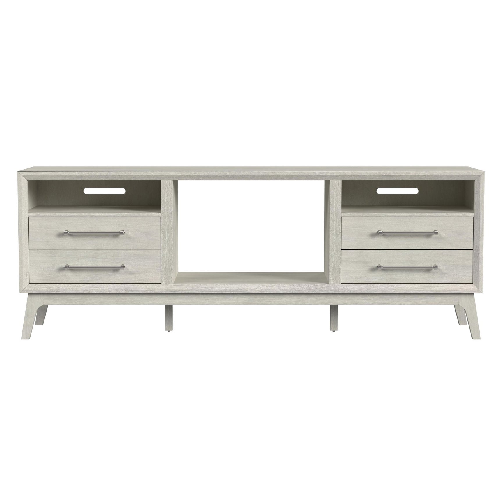 Westland 71" TV Console without Fireplace Insert in Almond - Tampa Furniture Outlet