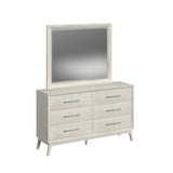 Westland Dresser and Mirror Set in Almond - Tampa Furniture Outlet