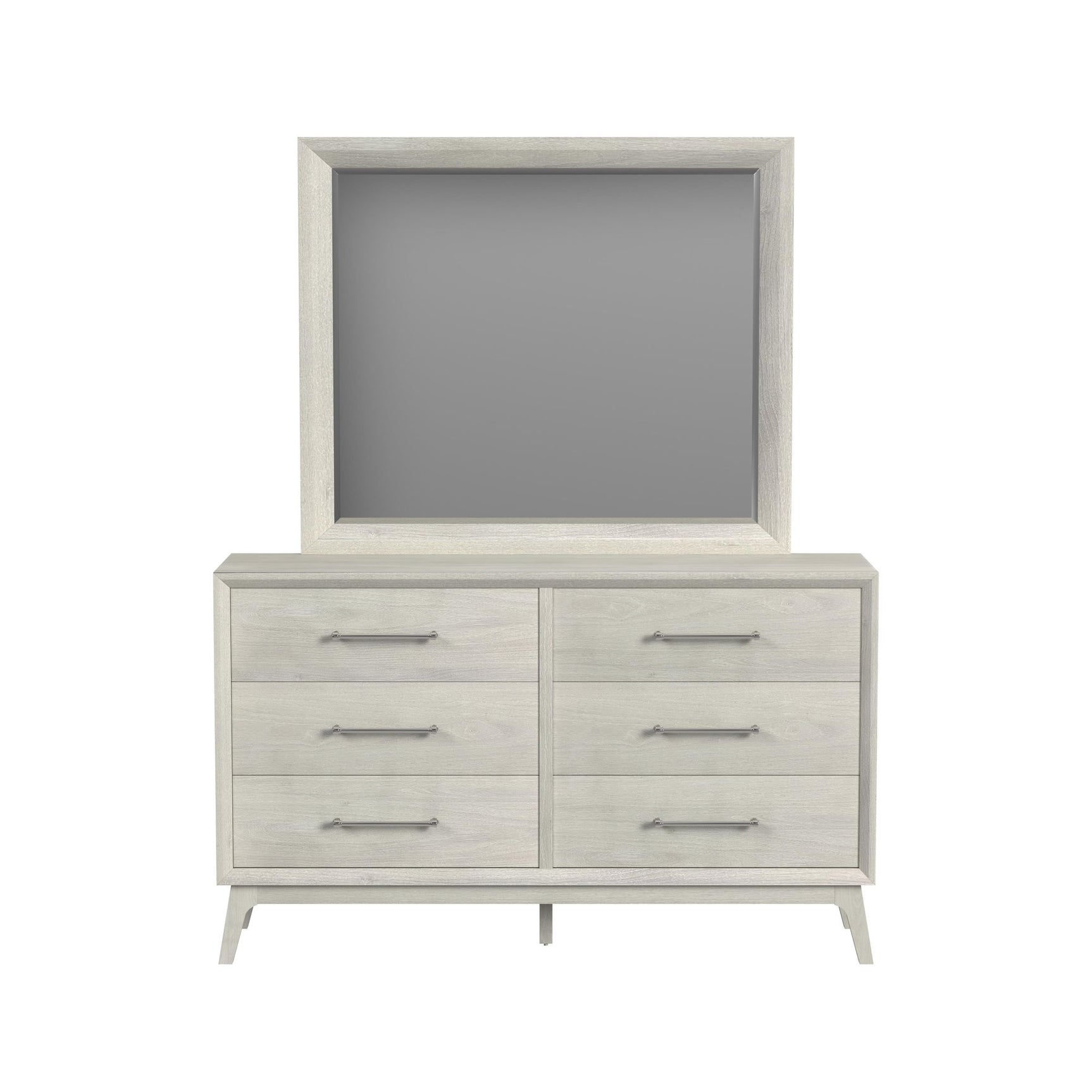 Westland Dresser and Mirror Set in Almond - Tampa Furniture Outlet