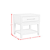 Westland End Table in Almond - Tampa Furniture Outlet