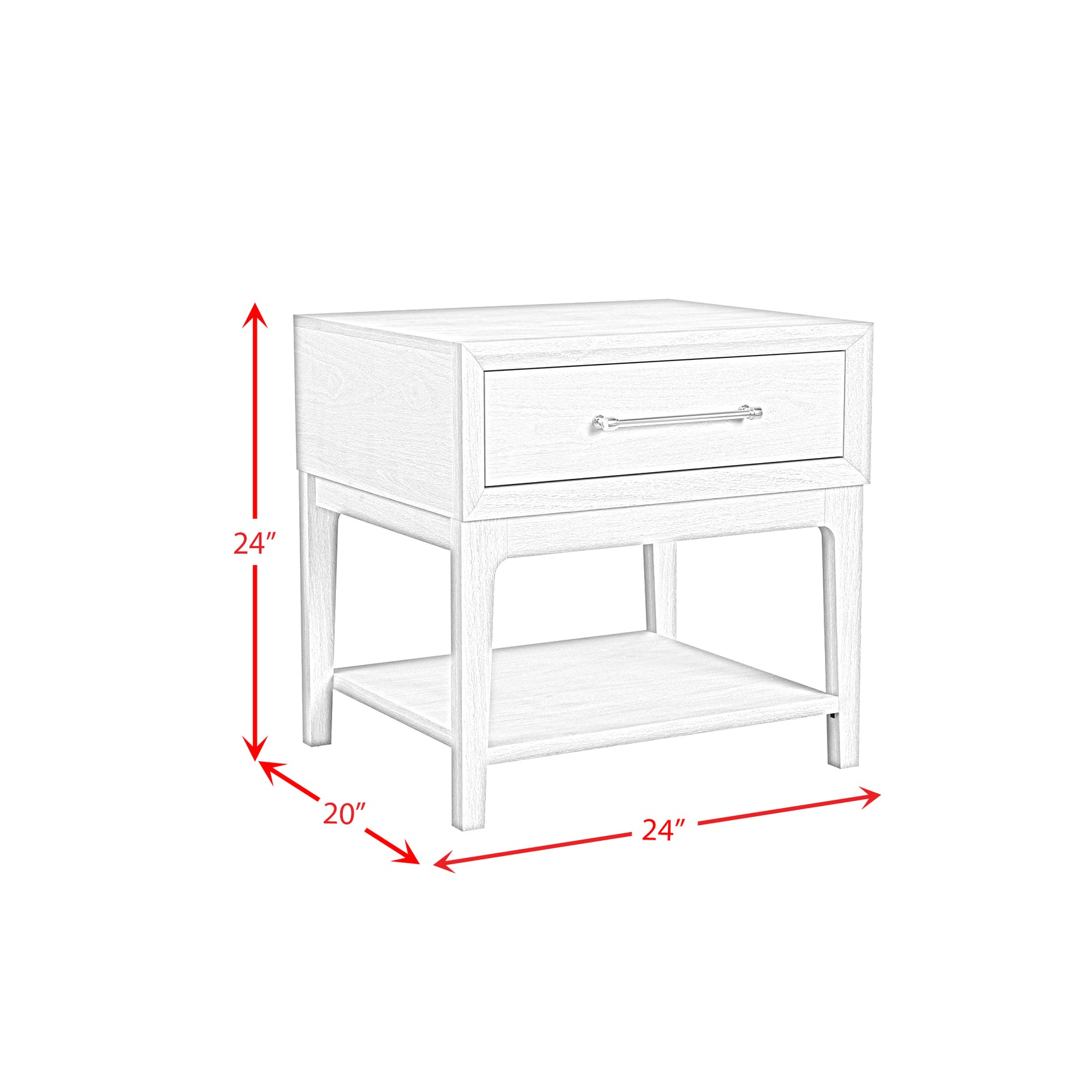 Westland End Table in Almond - Tampa Furniture Outlet