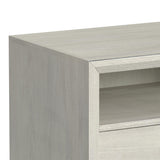 Westland 71" TV Console without Fireplace Insert in Almond - Tampa Furniture Outlet