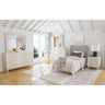 Westland Twin UPH Bed with Grey Fabric in Almond – SKU B-13000-6-TUB | Elements