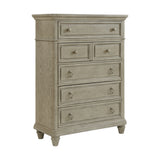 Whit-Ash 5-Drawer Chest in Light Grey - Tampa Furniture Outlet