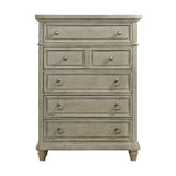 Whit-Ash 5-Drawer Chest in Light Grey - Tampa Furniture Outlet