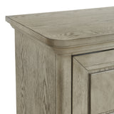 Whit-Ash 5-Drawer Door Chest in Light Grey - Tampa Furniture Outlet