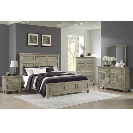Whit-Ash 5-Drawer Chest in Light Grey – SKU B-11360-3-CH1 | Elements