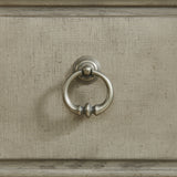 Whit-Ash 5-Drawer Door Chest in Light Grey