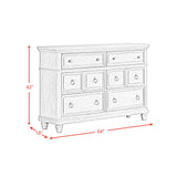 Whit-Ash 6-Drawer Dresser in Light Grey - Tampa Furniture Outlet