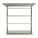 Whit-Ash King Panel Bed in Light Grey - Tampa Furniture Outlet