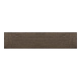 Yellowstone Dining Bench with Metal Bar cross in Medium Brown - Tampa Furniture Outlet