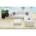 Zandara Modular Armless Chair - Olefin Beige – SKU O-16240-10311-103 | Elements