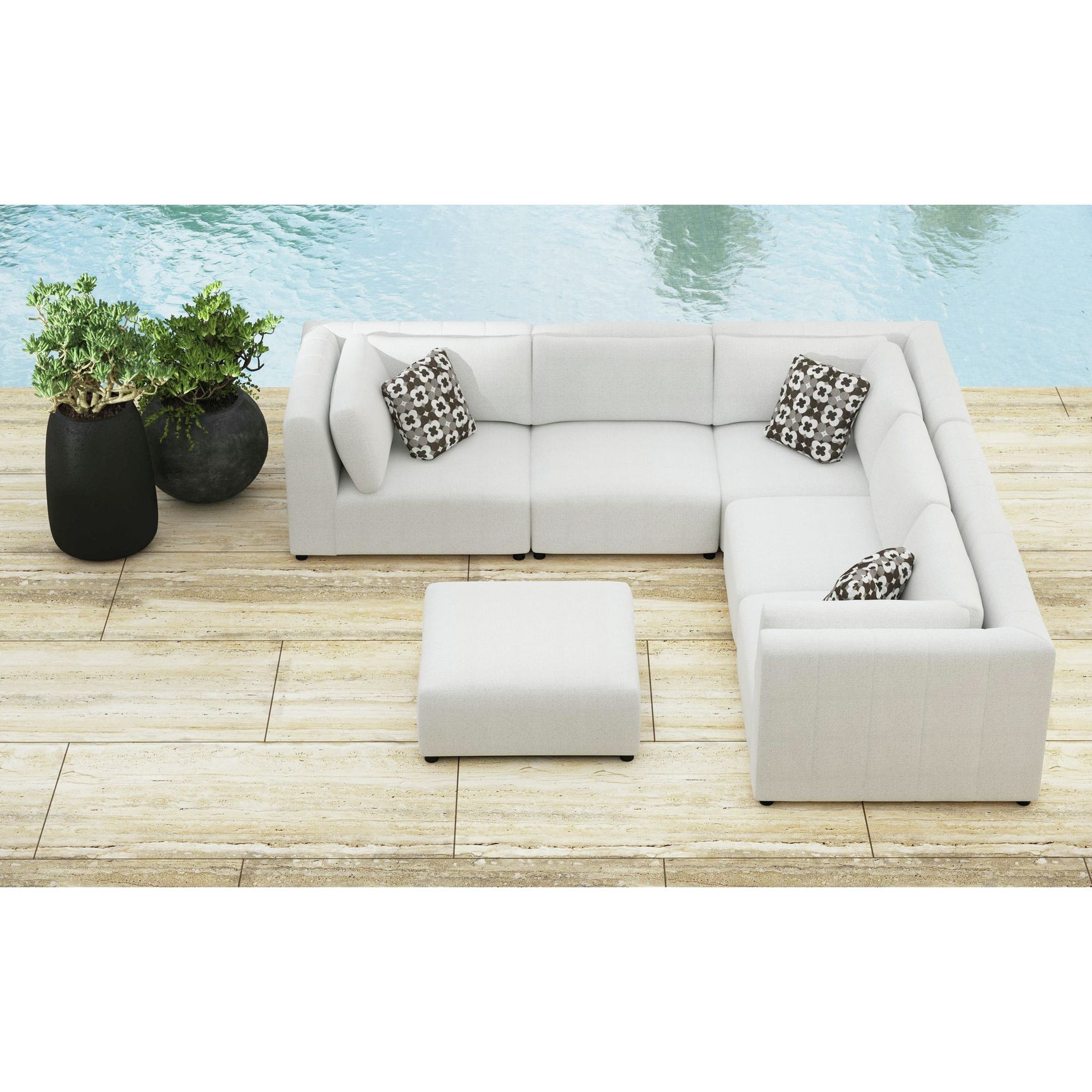 Zandara 2 Accent Pillows - Olefin Grey – SKU O-16240-10312-PL | Elements