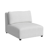 Zandara Modular Armless Chair - Olefin Beige - Tampa Furniture Outlet