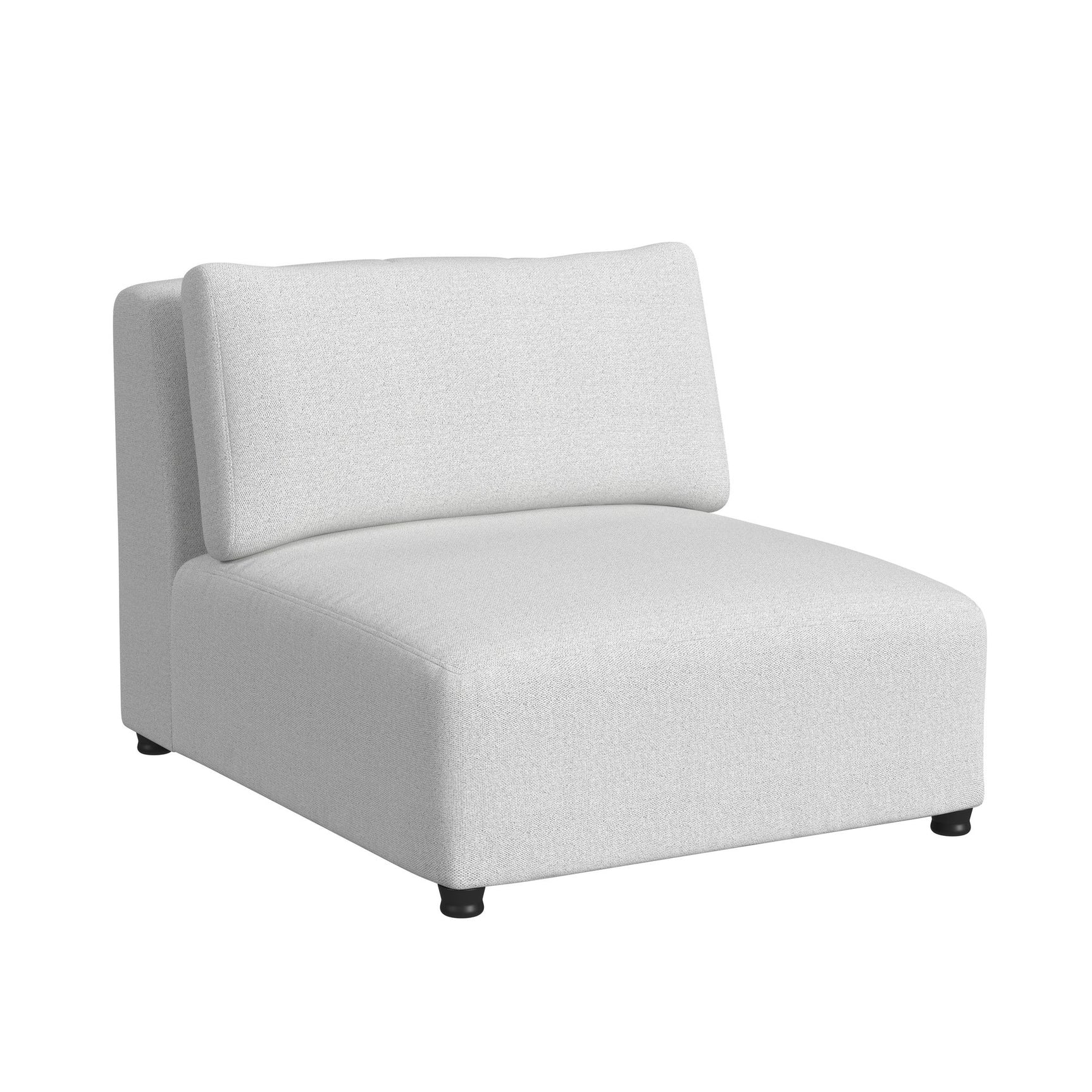 Zandara Modular Armless Chair - Olefin Beige - Tampa Furniture Outlet