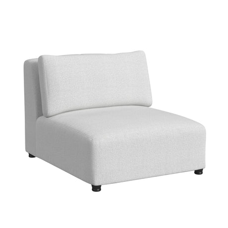 Zandara Modular Armless Chair - Olefin Beige - Tampa Furniture Outlet