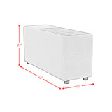Zandara Modular Console with Speaker and Cooler - Olefin Beige - Tampa Furniture Outlet