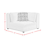 Zandara Modular Corner - Olefin Beige - Tampa Furniture Outlet