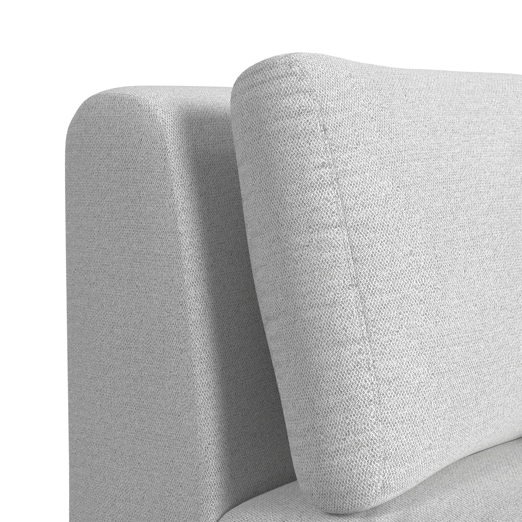 Zandara Modular Armless Chair - Olefin Beige - Tampa Furniture Outlet