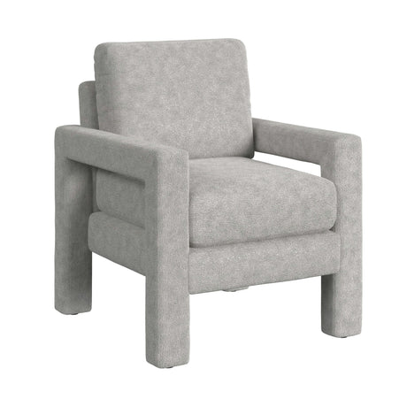 Zoey Chair in Balina Light Grey - Tampa Furniture Outlet