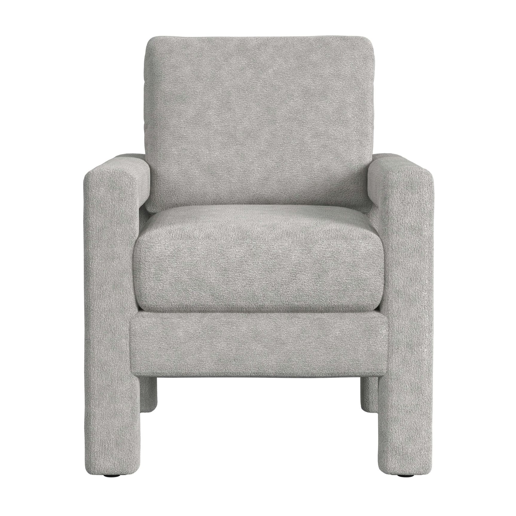 Zoey Chair in Balina Light Grey - Tampa Furniture Outlet