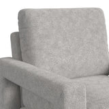 Zoey Chair in Balina Light Grey - Tampa Furniture Outlet