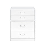 Irvine - Mini Vanity With Stool, LED And USB - Tampa Furniture Outlet