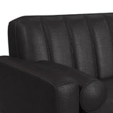 Horizon - Sofa With Wood Front And 2 Pillows - Tampa Furniture Outlet