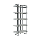 Preston - Bookshelf - Gray - Tampa Furniture Outlet