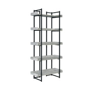 Preston - Bookshelf - Gray - Tampa Furniture Outlet