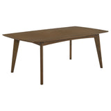 Malone Rectangular 78-inch Wood Dining Table Dark Walnut - Tampa Furniture Outlet
